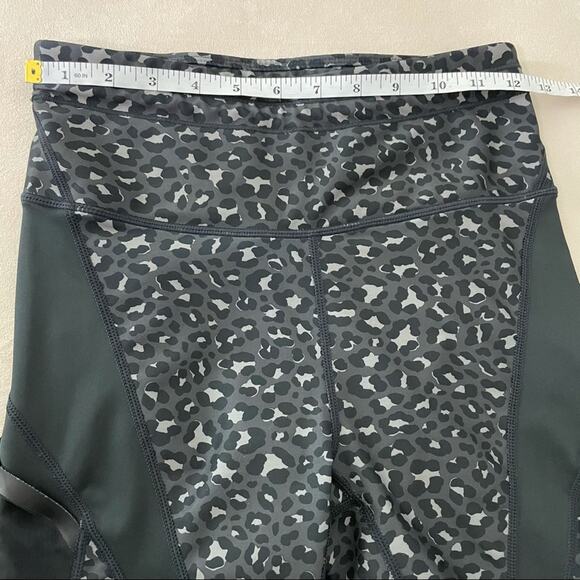 Fabletics Ultracool Leopard Mesh High Rise Legging Size XS High Waisted Pockets - Picture 5 of 8